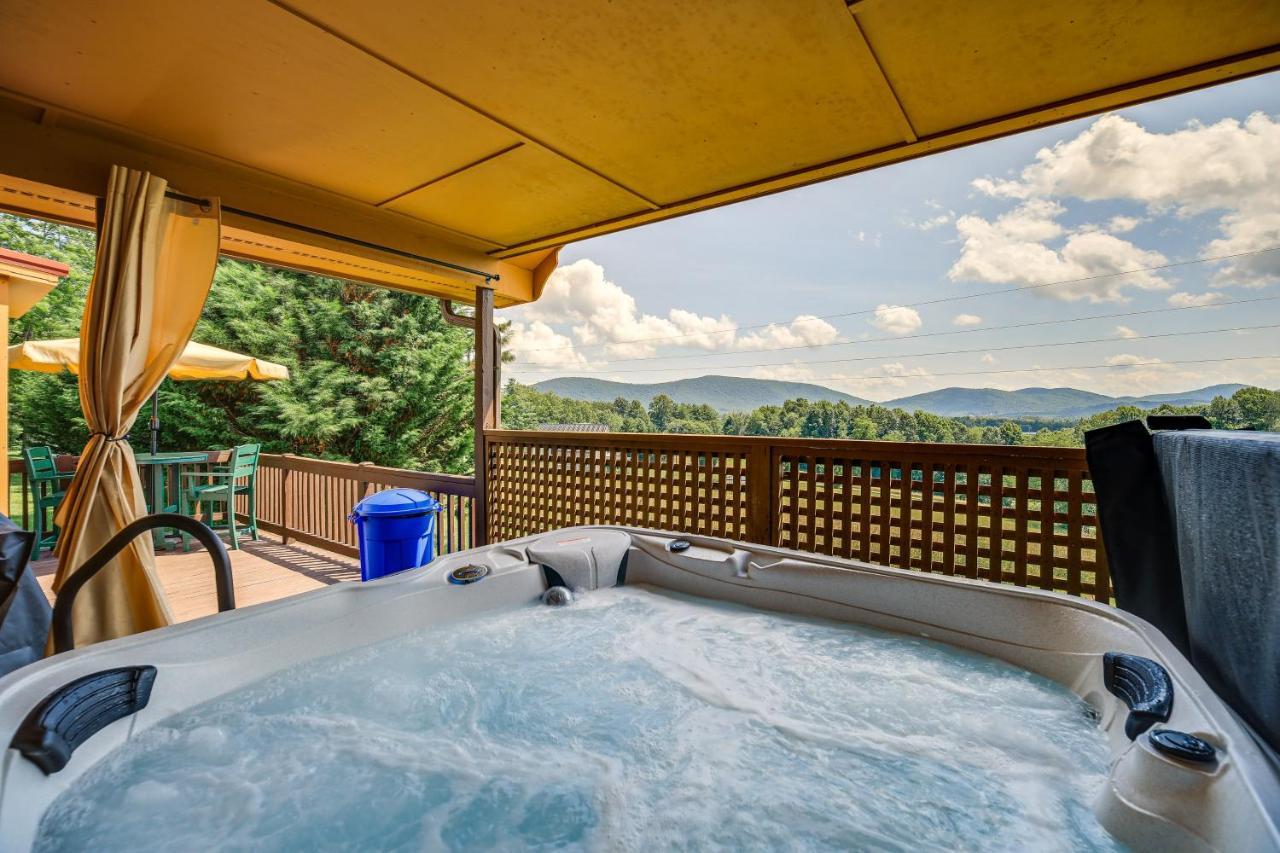 Blue Ridge Mountain Cabin With Views And Hot Tub Villa Sparta Eksteriør billede